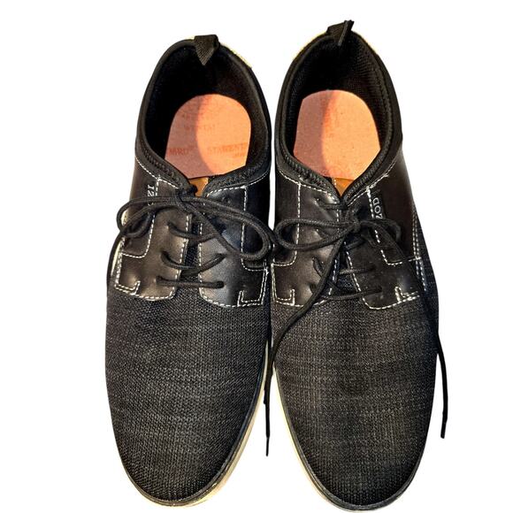 IZOD 10 M Knit Gray Drift Oxfords Men's Dress Shoes Medium Width - Picture 1 of 6